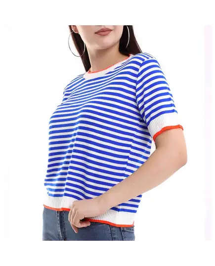 Short Sleeve Tricot T-shirt - Women's Wear - 70% Cotton & 30% Polyester