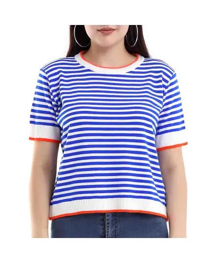 Short Sleeve Tricot T-shirt - Women's Wear - 70% Cotton & 30% Polyester