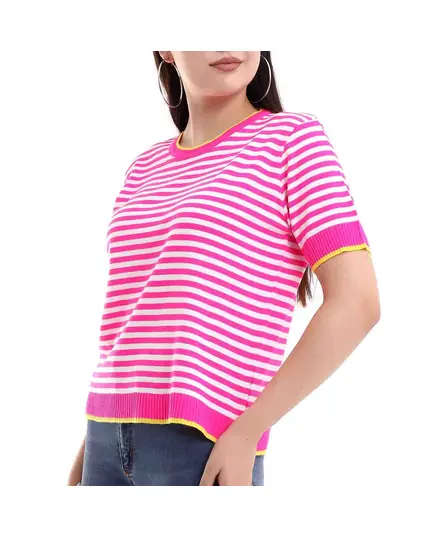 Short Sleeve Tricot T-shirt - Women's Wear - 70% Cotton & 30% Polyester