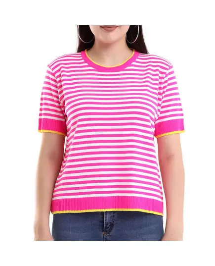 Short Sleeve Tricot T-shirt - Women's Wear - 70% Cotton & 30% Polyester