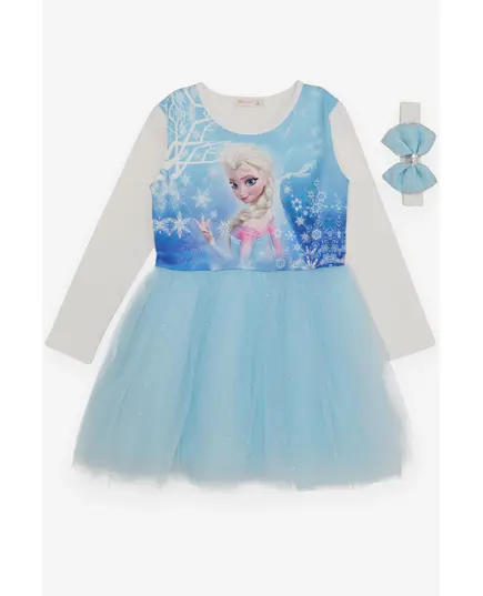 Elsa Snow Queen Long Sleeve Dress - Baby Girls' Wear - Cotton and Lycra