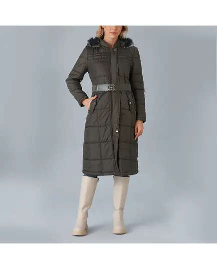 Quilted Coat with Portable Hooded - Women's Wear - Turkey Fashion