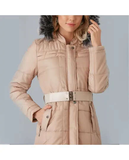 Quilted Coat with Portable Hooded - Women's Wear - Turkey Fashion