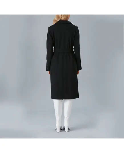معطف بحزام و أزرار للذراع - ملابس نسائية - الموضة التركية - Vista - تجارة هب