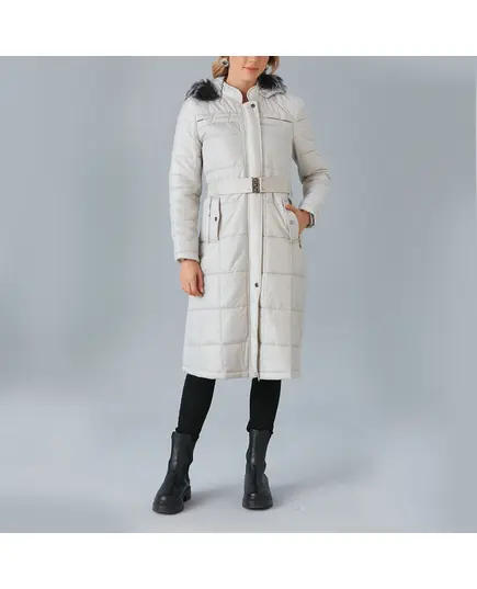 Quilted Coat with Portable Hooded - Women's Wear - Turkey Fashion