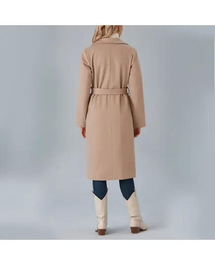 Coat with Belt and Arm Button - Women's Wear - Turkey Fashion