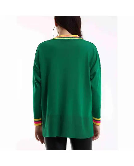 Long Sleeve Tricot Sweater - Women's Wear - 70% Cotton & 30% Polyester