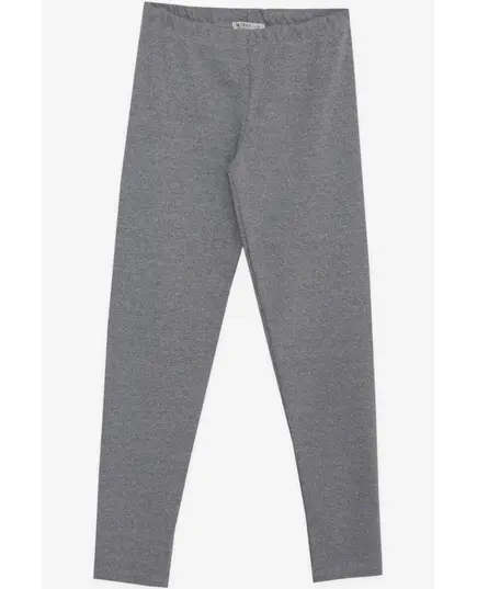 Basic Gray Leggings High Waist - Girl's Wear - Cotton & Lycra