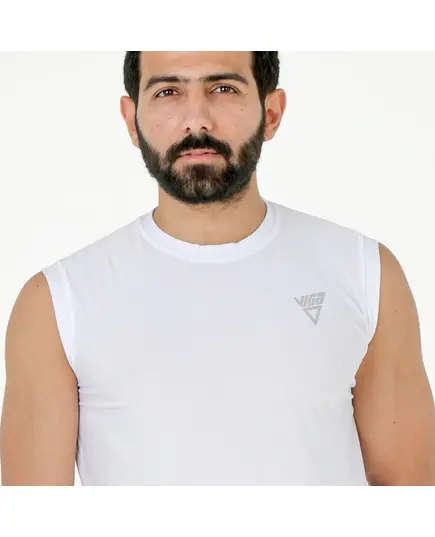 Sports Tank Top White - Men's Wear - Dry-fit Polyester