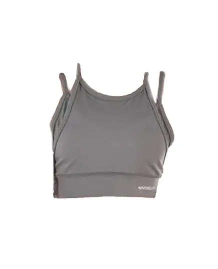 Solid Double Layered Sports Bra - Women's Wear