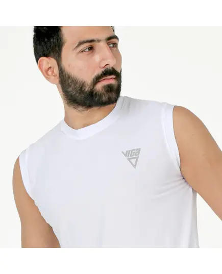 Sports Tank Top White - Men's Wear - Dry-fit Polyester