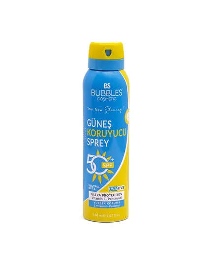 New Shining Ultra Protection Sun Spray With Vitamin E & Panthenol Neutal pH 5.5 - 150 ml​ - Bubbles Cosmetics Tijarahub