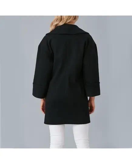 Coat with Short Collar Buttoned - Women's Wear - Turkey Fashion