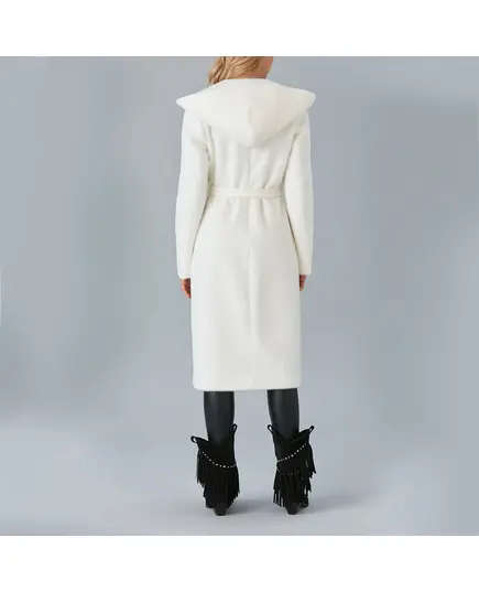 Coat with Hooded and Belt Detail - Women's Wear - Turkey Fashion