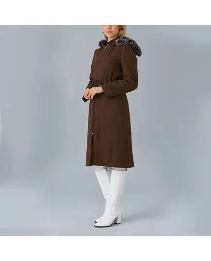 Coat with Portable Hooded and Zipper Detail - Women's Wear - Turkey Fashion