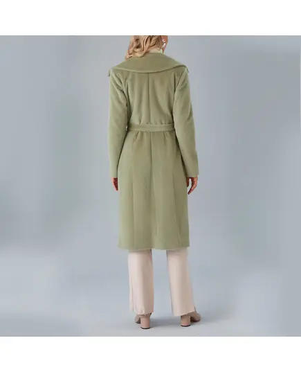 Coat with Belt and Drop Shoulder - Women's Wear - Turkey Fashion