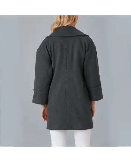 Coat with Short Collar Buttoned - Women's Wear - Turkey Fashion