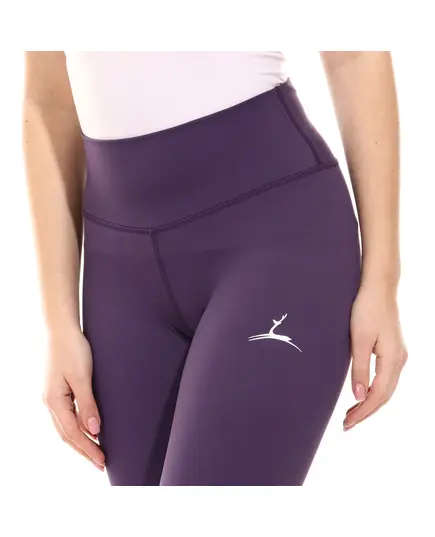 Plain Sportive Stretch Leggings Purple - Women's Wear - Poly-Spandex