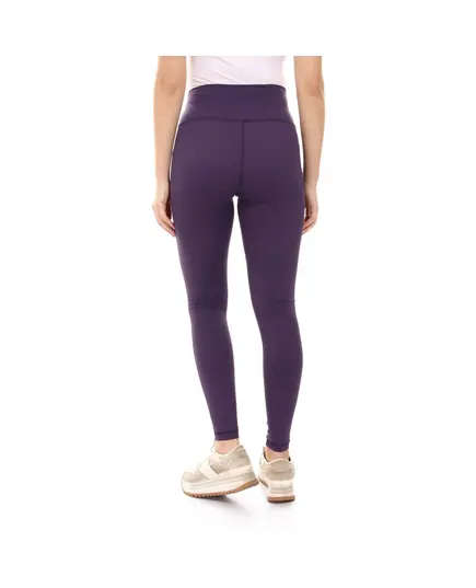 Plain Sportive Stretch Leggings Purple - Women's Wear - Poly-Spandex