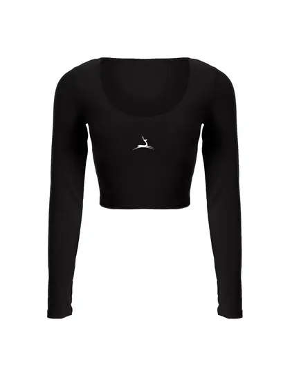 Long Sleeves Crop Top - Women's Wear - Dry-Fit Polyester (Cotton Feel)