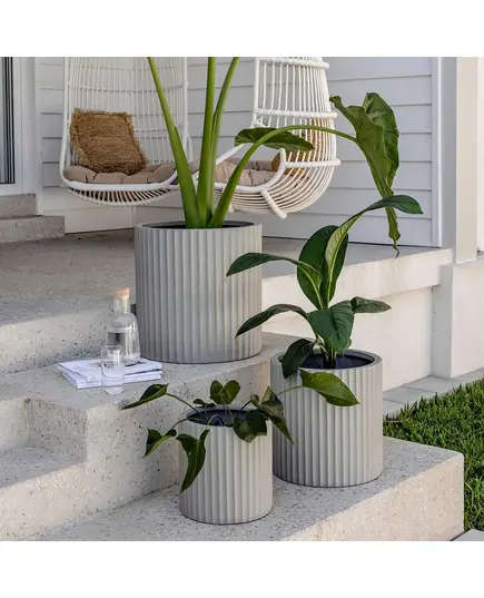 Fiberglass Julia Pot - Handmade - Wholesale - Home & Garden Decoration - Unique Pots & Plants - 40 cm×40 cm TijaraHub