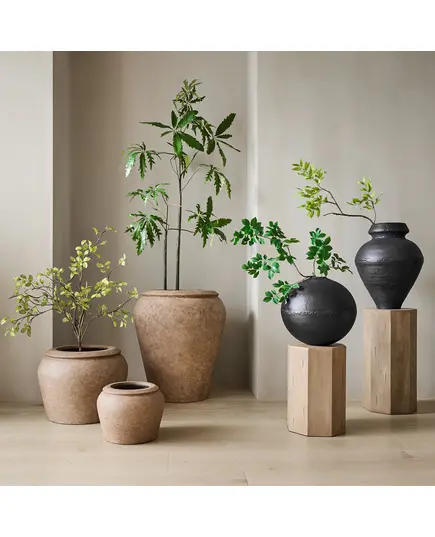 Fiberglass Roma Pot - Handmade - B2B - Unique Pots & Plants - Home & Garden Decoration- 65 × 55cm TijaraHub