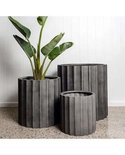 Wholesale - Handmade - Fiberglass Alaska Pot - Outdoor Garden - 100 cm×60 cm - Unique Pots & Plants TijaraHub