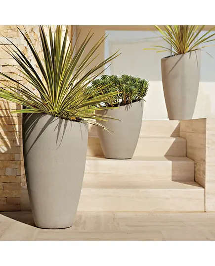 Unique Pots & Plants - Fiberglass Aldora Pot - Handmade - Outdoor Decoration - b2b - 50 cm×38 cm TijaraHub