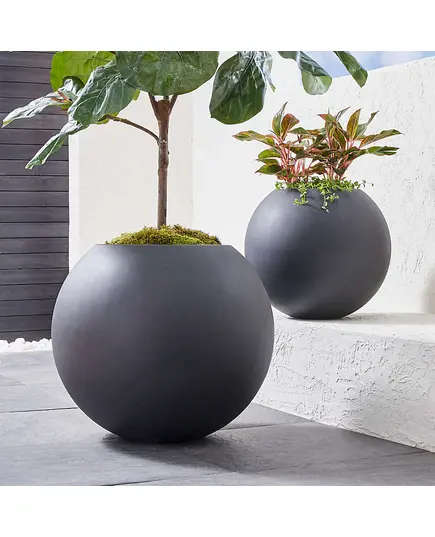 Wholesale -Handmade - Talia Pot Fiberglass - Outdoor Garden - 50 cm×45 cm - Unique Pots & Plants TijaraHub