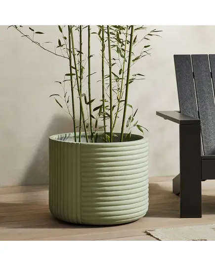 Cecilia Pot Fiberglass - Handmade - B2B - Home & Garden Decoration - Unique Pots & Plants - 90 × 80 cm TijaraHub