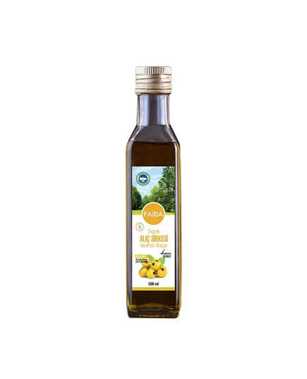 Organic Hawthorn Vinegar 500ml - Pure Fruit Fermentation Elixir, Preservative-Free - Faida