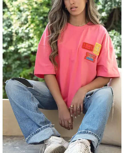 Premium Quality Fuchsia T-shirt - Women's Egyptian Wholesale Clothing - Unique - Tijarahub