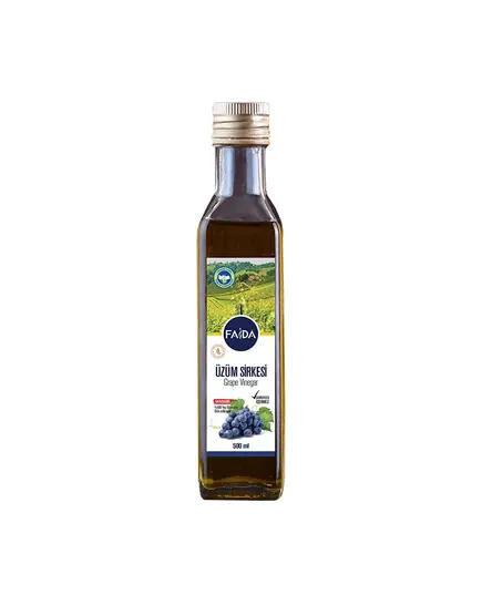 Grape Vinegar 500 ml - Pure Fruit Essence, Preservative-Free - Faida