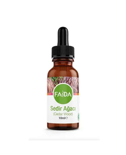 Cedarwood Oil 10ml - Natural Anti-Aging Elixir, Turkish Food Codex Compliant - Faida - Tijarahub