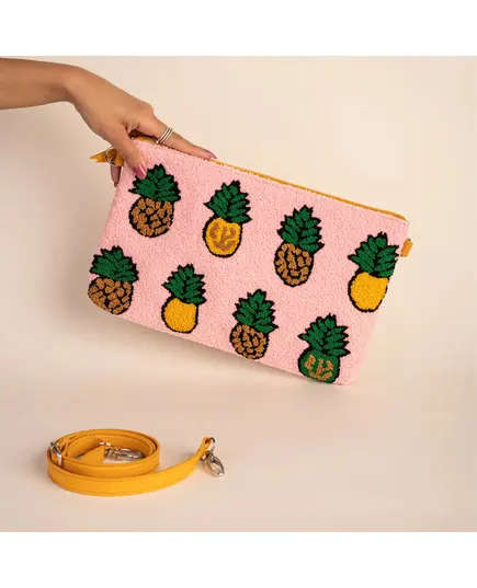 Multicoloured Clutch Bag - Bags For Women - Pineapple - Unique - Tijarahub