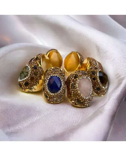 Yomn Jewellery - Rings - Gold 18k, Gemstones, Handmade Cut Brass, , Supplier Chain - Tijarahub