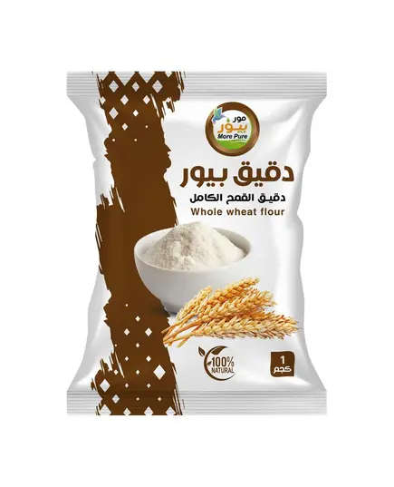 Flour - Whole Wheat - 1 Kg - Wholesale - More Pure Tijarahub