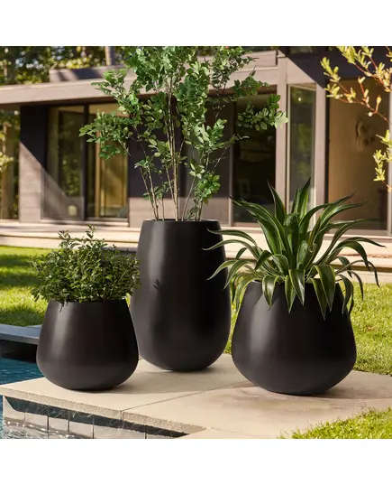 Fiberglass Trento Pot - Handmade – Wholesaler - Home & Garden Decoration - Unique Pots & Plants - 70 cm×65 cm TijaraHub