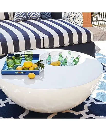 Ice Table 120 x 40 cm - Wholesale Polyester Stone Furniture by Shaheen Farouk Designs - TijaraHub