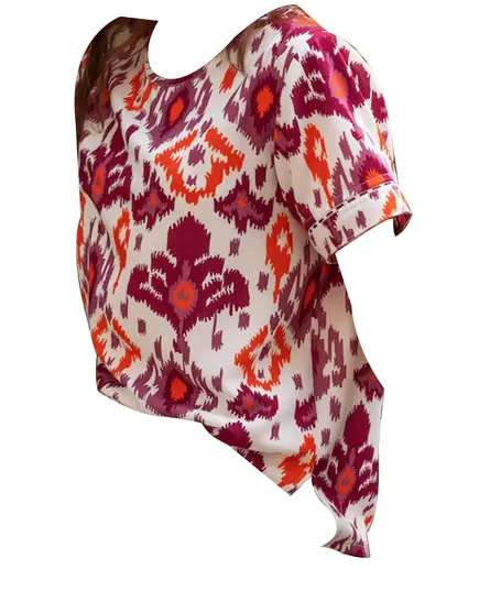 Stylish White Printed Top - Wholesale Clothes From Egypt - Women's Clothes - High Quality - Tijarahub