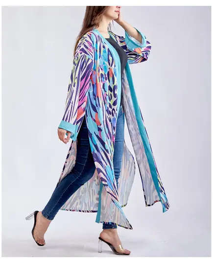 Luxurious Utobia Open Kaftan - Wholesale Clothing - Fashion for Women - Crepe - Tijarahub