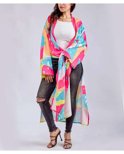 Unique Frida Fiesta Short Cardigan - Buy In Bulk - Fashion for Women - Satin Silk - 85 cm - Tijarahub