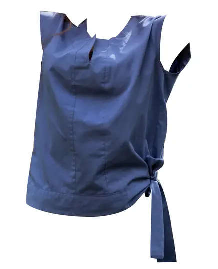 High Quality Blue Tie Side Top - Wholesale Clothes From Egypt - Women's Clothes - Chic - Tijarahub