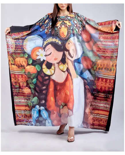 Stylish Harmony of Nubia Kaftan - Buy In Bulk - Fashion for Women - Crepe - 150 cm - Tijarahub