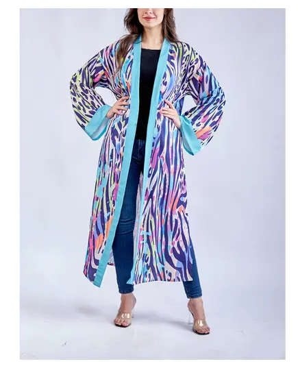 Luxurious Utobia Open Kaftan - Wholesale Clothing - Fashion for Women - Crepe - Tijarahub