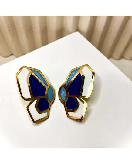 Abstract Butterfly - Handmade Jewelry - B2B - Plated Egyptian Gold 18k - Model: Y.E 0026 - TijaraHub