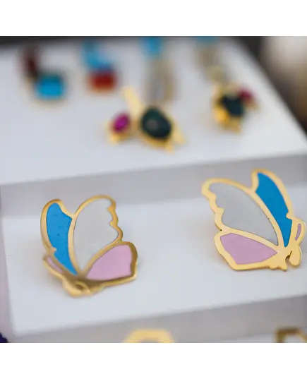 Yomn Jewellery - Earings - B2B Platform - Colorful Elegance - Butterfly Brooches and Assorted Jewelry - TijaraHub