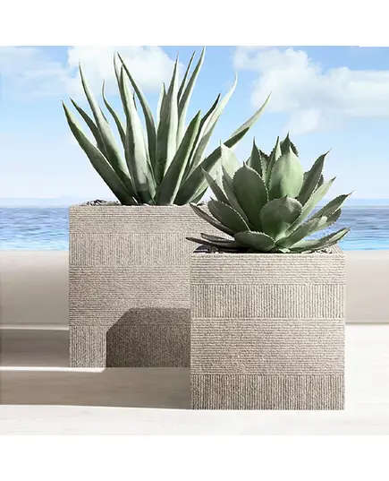 Pots - Handmade Polyester Stone Planters - Shaheen Farouk Designs - TijaraHub