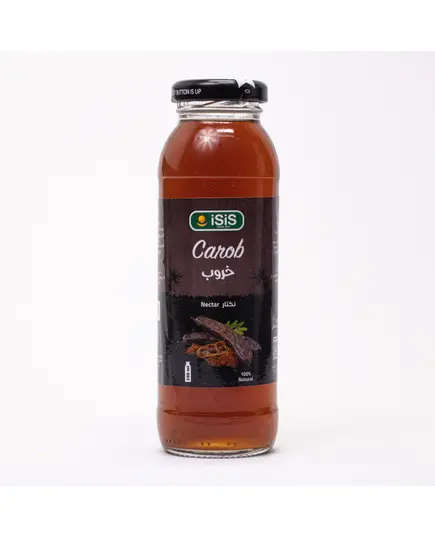 Carob 250 ml Glass bottle - 100% Natural - Wholesale - Beverage - Isis - TijaraHub