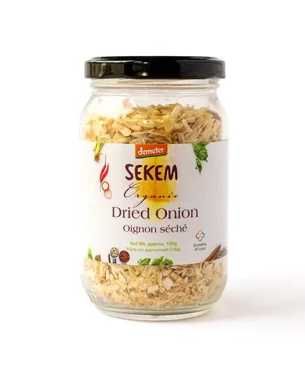 Organic Dried Onion 150 gm - Wholesale - Food - Sekem - TijaraHub